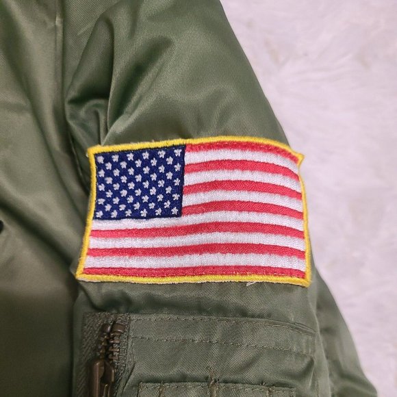 Disneyland Resort Mickey Jacket Flying Ace Size S 5/6 Reversible Bomber Jacket - Picture 2 of 10